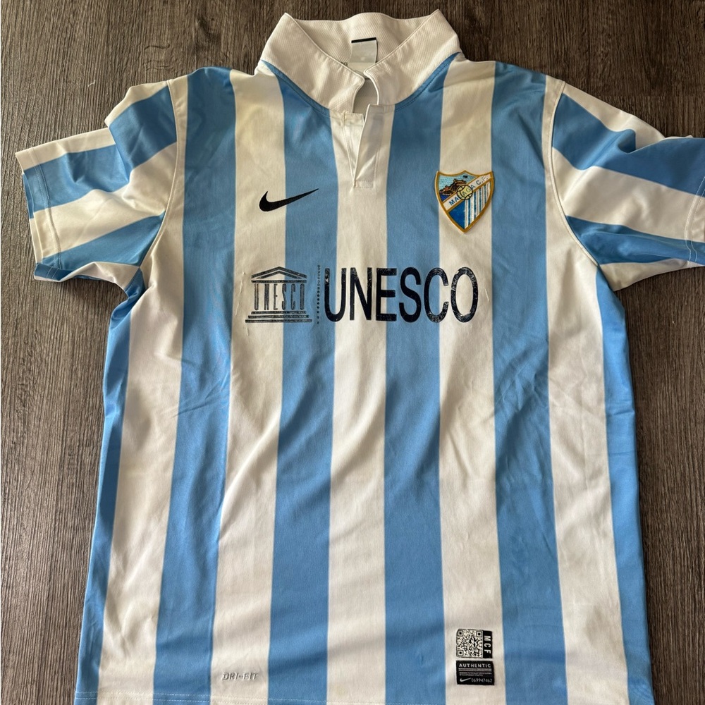 Vintage Malaga 2012-13 Jersey Rare La Liga